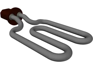 Heating Element 3D Model preview