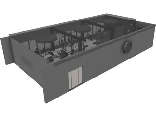 Fitness Equipment 3D Model preview