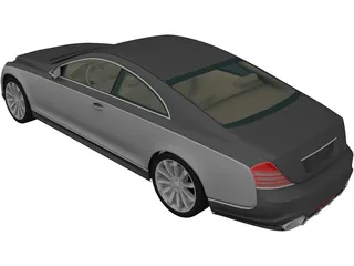 Xenatec Maybach 57S Coupe 3D Model preview