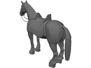 Horse 3D Model preview