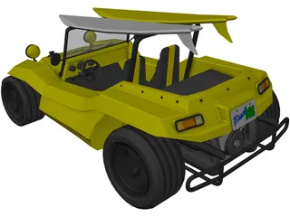 Buggy Brazil 3D Model preview