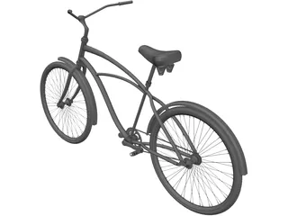 Bicycle 3D Model preview
