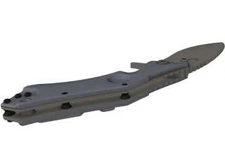 Warrior Knife 3D Model preview
