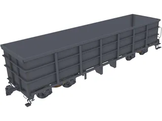 Wagon 3D Model preview