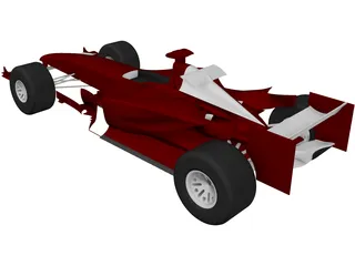 Ferrari F1 3D Model preview