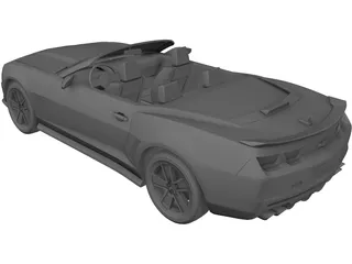 Chevrolet Camaro Convertible (2009) 3D Model preview