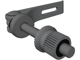 Bicycle Seat Clamp 3D Model preview