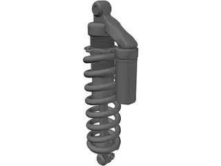 X Fusion Vector R Mountain Bike Shock Absorber 3D Model preview