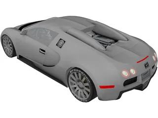 Bugatti Veyron 3D Model preview