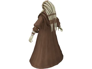 Star Wars Kit Fisto 3D Model preview