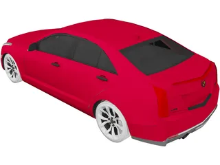 Cadillac ATS (2013) 3D Model preview