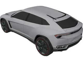 Lamborghini Urus Concept (2012) 3D Model preview