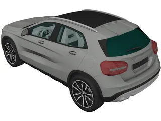 Mercedes-Benz GLA-Class GLA220 CDI 4Matic (2014) 3D Model preview