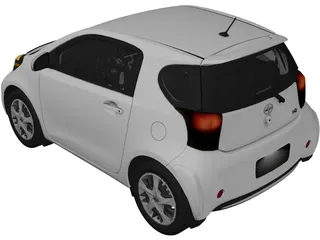 Scion iQ (2011) 3D Model preview