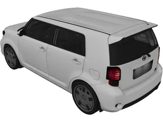 Scion xB (2013) 3D Model preview