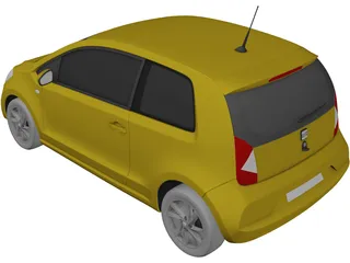 SEAT Mii (2011) 3D Model preview