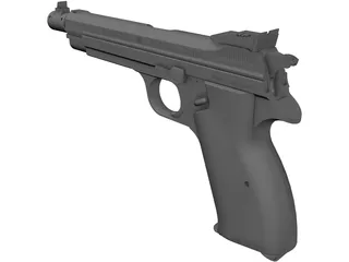 Sig P210 3D Model preview