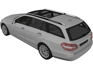 Mercedes-Benz E350 CDI Estate 3D Model preview