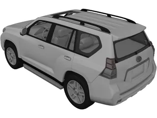 Toyota Land Cruiser Prado (2010) 3D Model preview