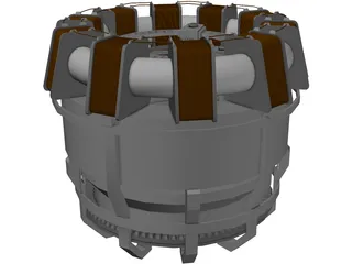 Iron Man Arc Reactor 3D Model preview