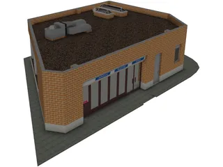 Small Store 3D Model preview