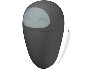 Eve from Wall-E 3D Model preview
