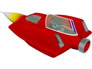 Turbo Sonic Concept 3D Model preview