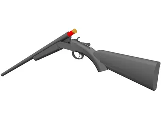 Winchester 12 Gause 3D Model preview