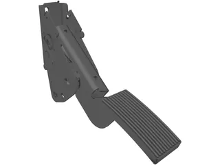 Brake Pedal 3D Model preview
