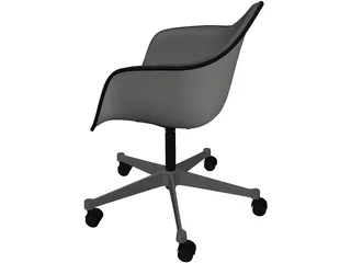 Eames Plastic Chair 3D Model preview