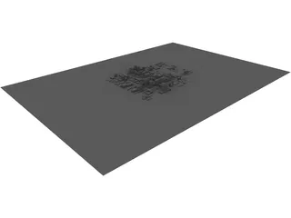 Salt Lake City Downtown 3D Model preview