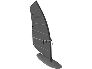 Surfboard 3D Model preview