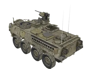 Stryker ICV 3D Model preview