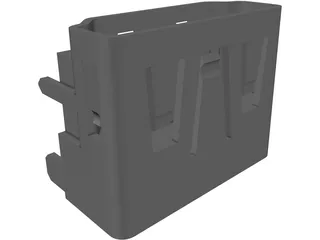 HDMI Connector 3D Model preview