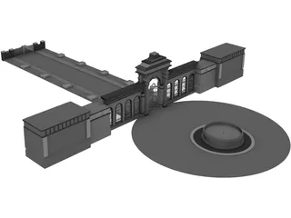 Gate 3D Model preview