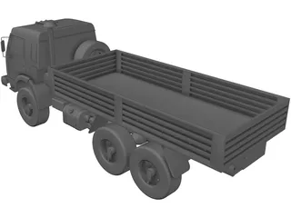 Kamaz 5350 3D Model preview