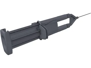 Syringe 3D Model preview
