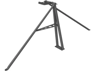 Rowing Rigger 3D Model preview