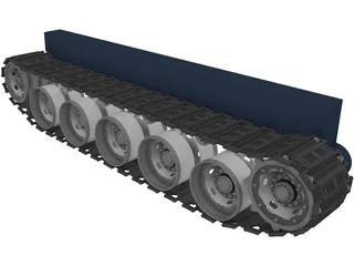 Caterpillar Unit 3D Model preview
