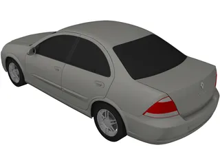 Renault Scala (2010) 3D Model preview