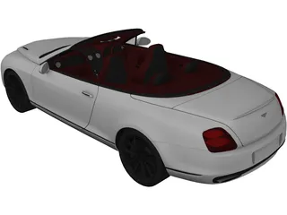 Bentley Continental GT Supersports Convertible (2011) 3D Model preview