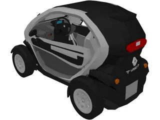 Renault Twizy (2011) 3D Model preview