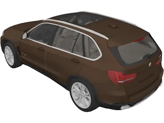 BMW X5 F15 (2014) 3D Model preview