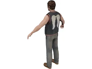 Daryl Dixon 3D Model preview