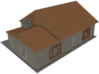 Little House 3D Model preview