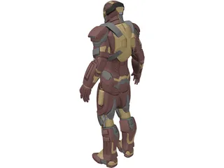 Iron Man Heartbreaker 3D Model preview
