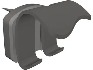 Knee Implant 3D Model preview