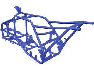 Frame ATV Chassis 3D Model preview