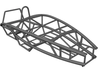 Ariel Atom 2 Chassis 3D Model preview