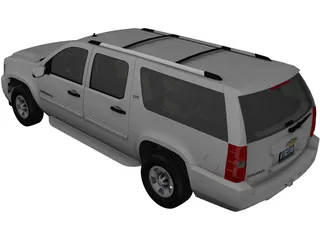Chevrolet Suburban LTZ (2008) 3D Model preview